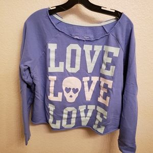 Women's off the shoulder PJ Top